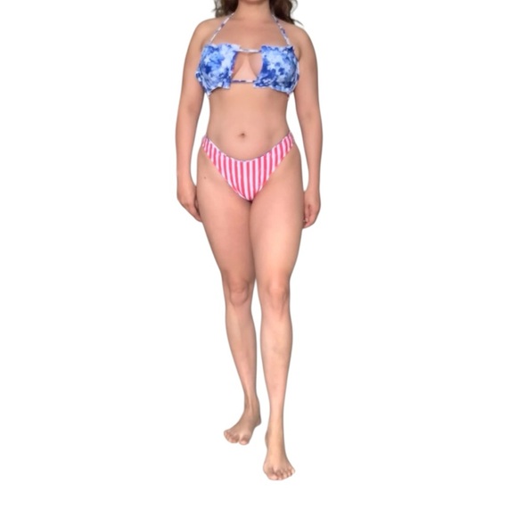 Zaful American Flag Bikini Set Size 4 - Picture 5 of 11